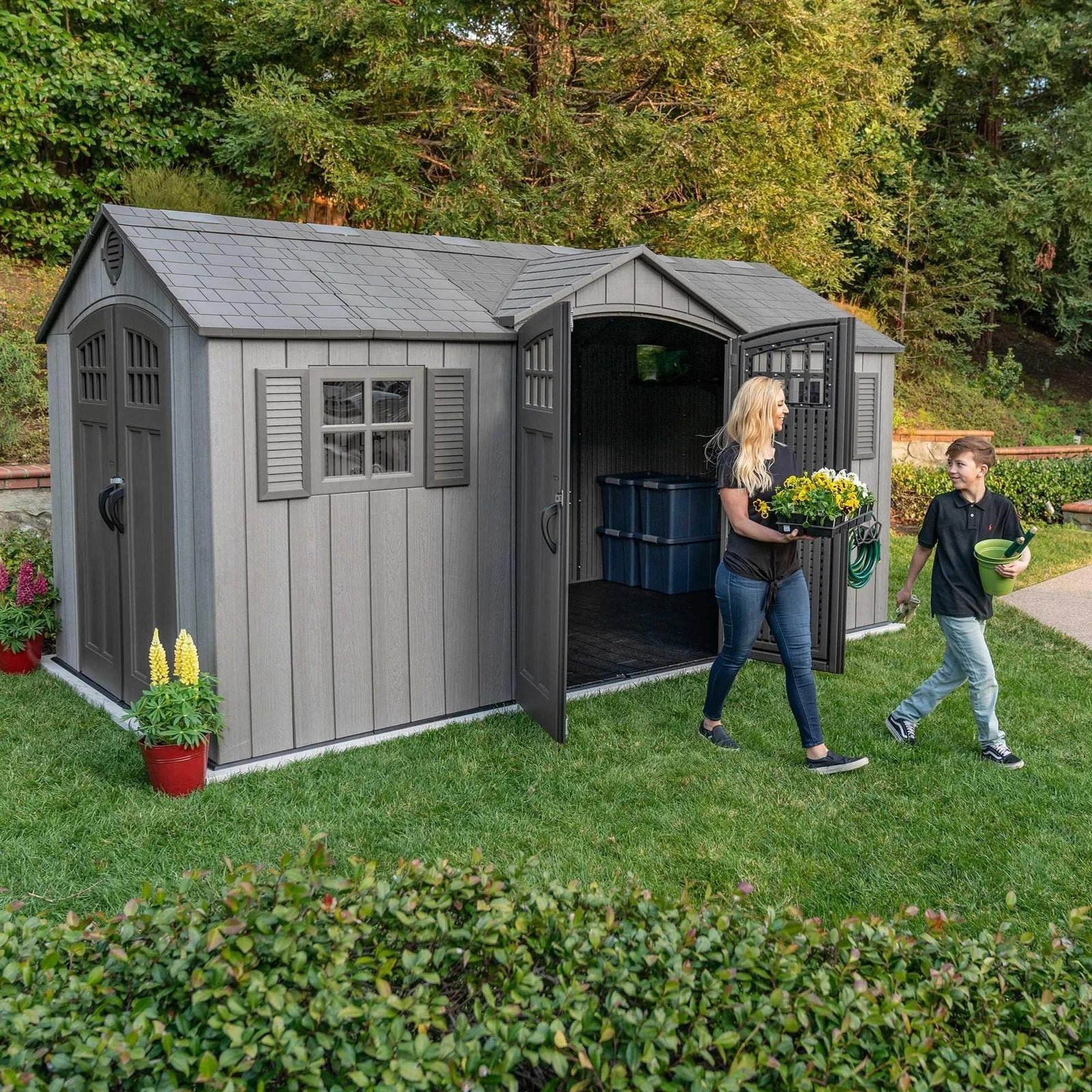 lifetime 15 ft x 8 ft outdoor storage sheds – 60318 lifetime 15 ft x 8 ft outdoor storage sheds – 60318